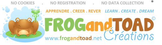 FROG and TOAD Créations Header Logo